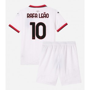 AC Milan Rafael Leao #10 Gostujuci Dres za Dječji 2024-25 Kratak Rukavima (+ kratke hlače)